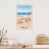 Île de Harris Écosse Affiche de voyage (Cuisine)