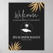 Île De Jamaïque Affiche de bienvenue (Devant)