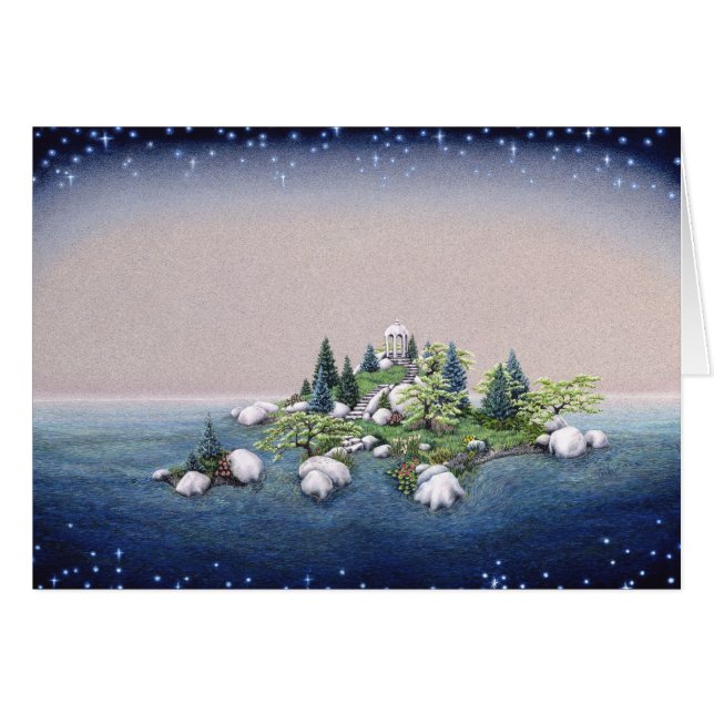 Île de jardin, par Darlene P. Coltrain (Devant horizontal)