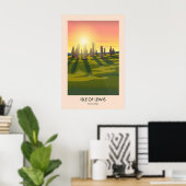 Île de Lewis Écosse Affiche de voyage (Bureau à domicile)