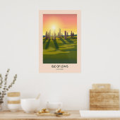 Île de Lewis Écosse Affiche de voyage (Cuisine)