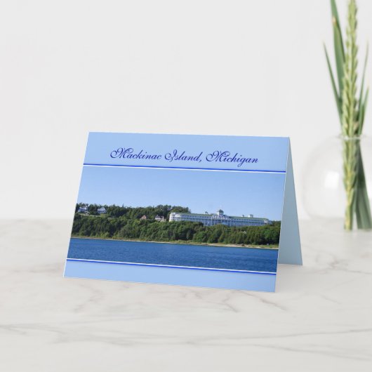 Île de Mackinac, Michigan, carte (Devant)