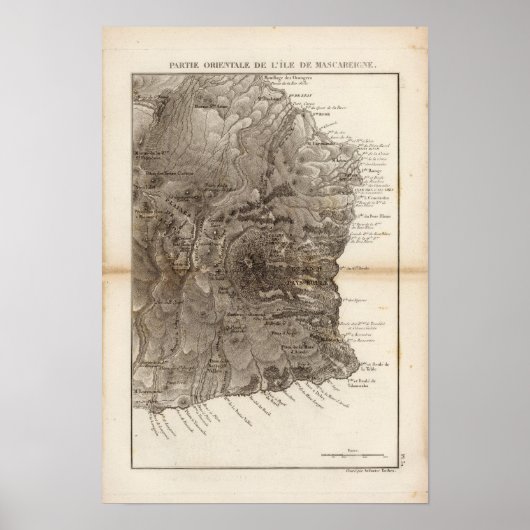 Ile de Mascareigne Poster (Voorkant)