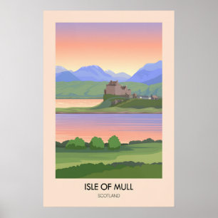 Île de Mull Écosse Affiche de voyage