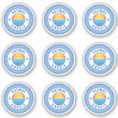 Île de Patmos, Grèce Autocollant Multiple Pack (Devant)