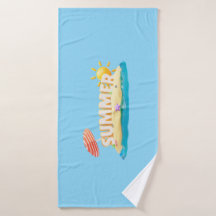 Île de plage estivale 3D Tendance Vacances tropica