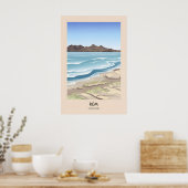 Île de Rum Écosse Affiche de voyage (Cuisine)