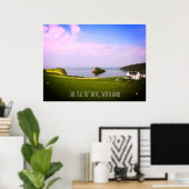 Île de Skye, Ecosse, belle affiche (Bureau à domicile)