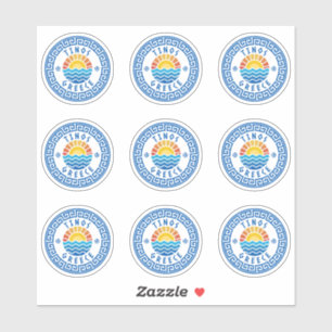 Ile de Tinos, Grèce Sticker à pack multiple