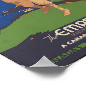 Île de Vancouver, Canada Poster Vintage voyage (Coin)