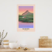 Île d'Eigg Écosse Affiche de voyage (Cuisine)
