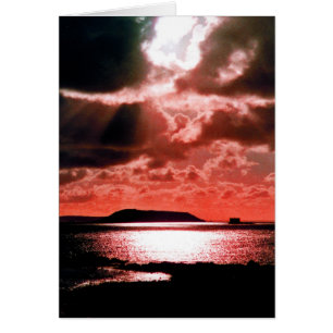 ÎLE HERM AU COUCHER DU SOLEIL