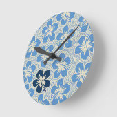 Ile Hibiscus Hawaii Horloges murales (Angle)