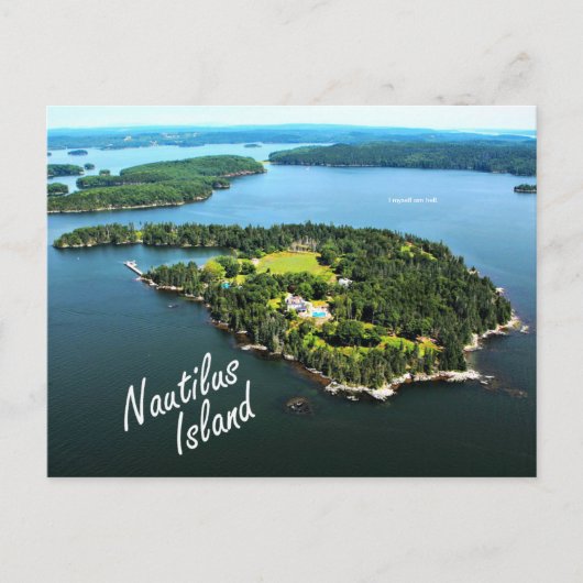 Île Nautilus : "Moi-même..." Carte postale Lowell (Devant)