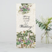 Île Palm Tree Orchidée Faire-part de mariage (Debout devant)