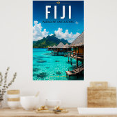 🏝️ Île paradisiaque des Fidji Luxe Décoration de (Cuisine)