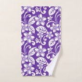 ÎLE PLUMERIA (PURPLE) (Serviette à main)
