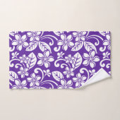 ÎLE PLUMERIA (PURPLE) (Serviette à main)