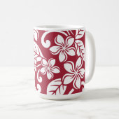 ÎLE PLUMERIA (ROUGE CARDINAL) Mug (Devant droit)