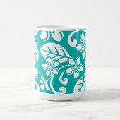 ÎLE PLUMERIA (TURQUOISE) Mug (Centre)