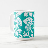 ÎLE PLUMERIA (TURQUOISE) Mug (Devant gauche)