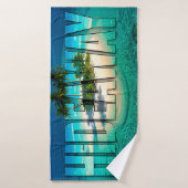 Île privée de luxe Hideaway (Serviette de bain)