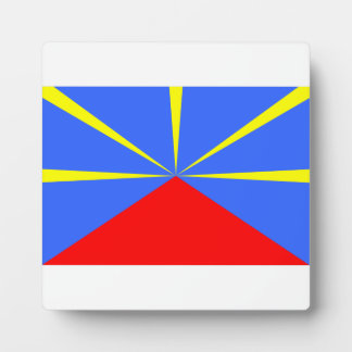 Ile Réunion 974 Réunion Eiland Vlag Maveli Fotoplaat