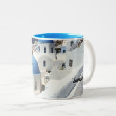 Île Santorin Grèce Mug (Devant droit)