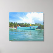 ÎLE SAONA #2 SUR TOILE     20 "x 16" (Recto)