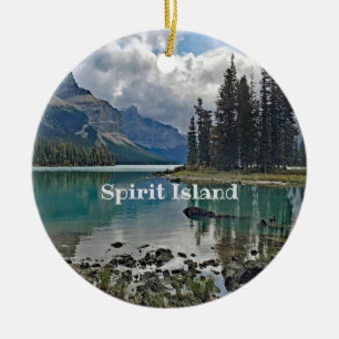 Île Spirit Parc national Jasper Ornement