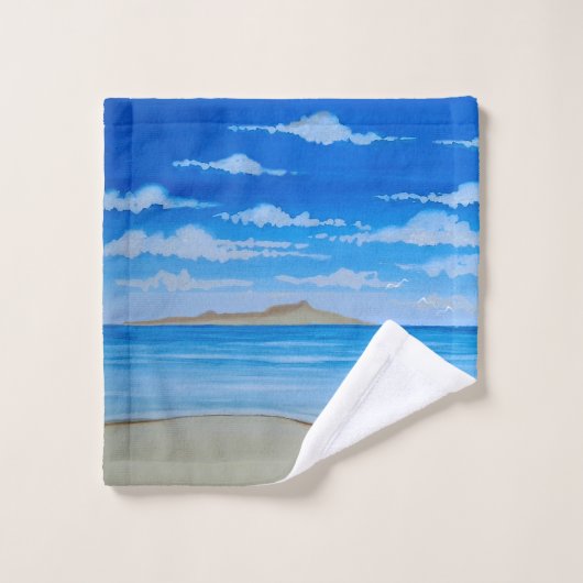 Île tropicale (Gant de toilette)