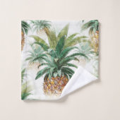 Ile tropicale Ananas Aloha Maison de vacances (Gant de toilette)