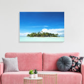 Île tropicale déserte ou inhabitée impression sur (Insitu(Salon))