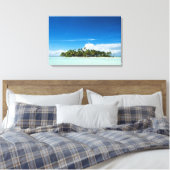 Île tropicale déserte ou inhabitée impression sur (Insitu(Chambre))
