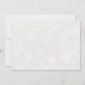 Île tropicale Faire-part de mariage florale (Dos)