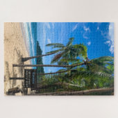 Ile Tropicale isolée Plage Me Marier Puzzle (Horizontal)