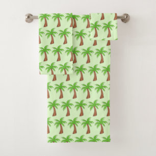 Île tropicale Palmier vert Palmier Palmier Imprime