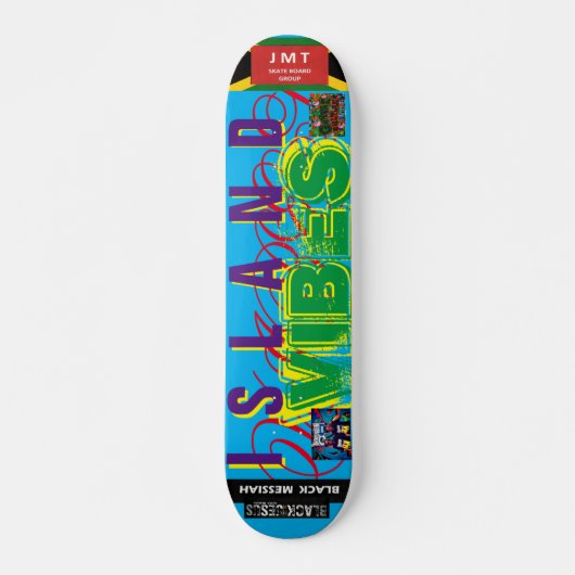 ÎLE VIBES JMT 7 3/4" Skateboard Deck (Devant)