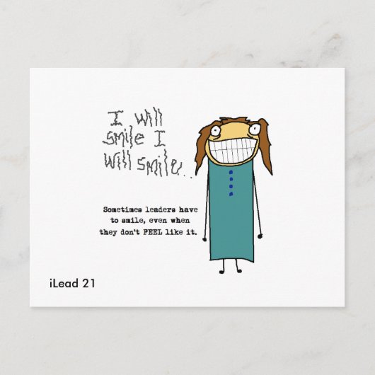 iLead-briefkaart Briefkaart (Voorkant)