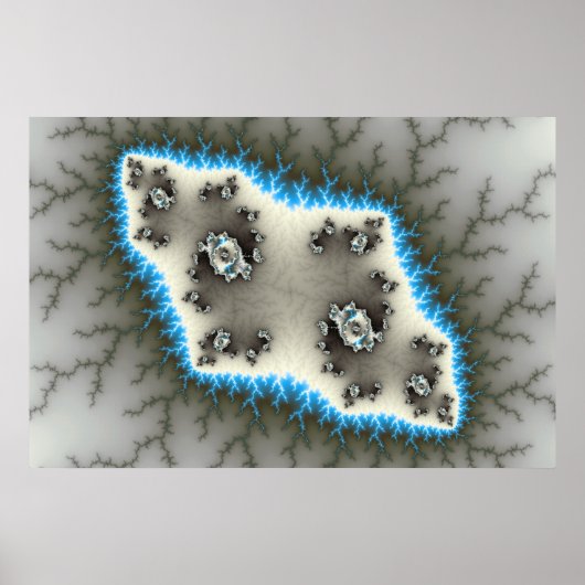 Îles Bleues - Poster fracturé (Devant)