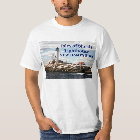 Îles de phare de bancs, T-shirt du New Hampshire (Devant)