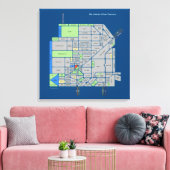 Îles de SF, toile étirée de 2'x2' (Insitu(Salon))