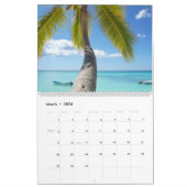 Îles et plages tropicales 2025 Calendrier mural (Mar 2026)