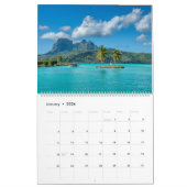Îles et plages tropicales 2025 Calendrier mural (Jan 2026)