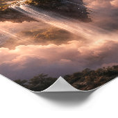 Îles flottantes Affiche de cascades célestes (Coin)