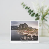 Îles Lofoten Norvège Carte postale (Debout devant)