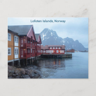 Îles Lofoten, Norvège, Carte postale