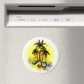 Îles tropicales 3 Magnet (In Situ (Lave-vaisselle))