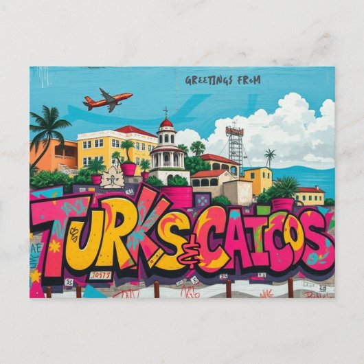 Îles Turques-et-Caïques Royaume-Uni carte postale (Devant)