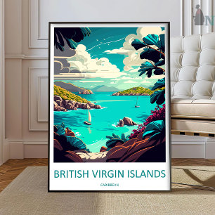 Îles Vierges britanniques Voyage Impression Art mu